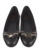 Salvatore Ferragamo Vara Bow Accent Leather Flats
