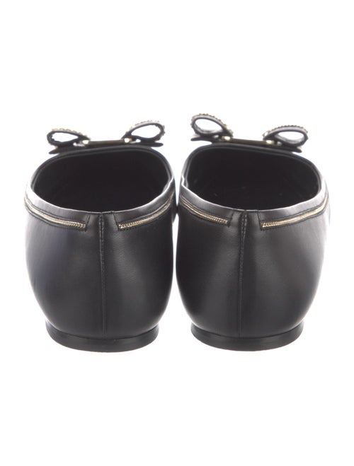 Salvatore Ferragamo Vara Bow Accent Leather Flats