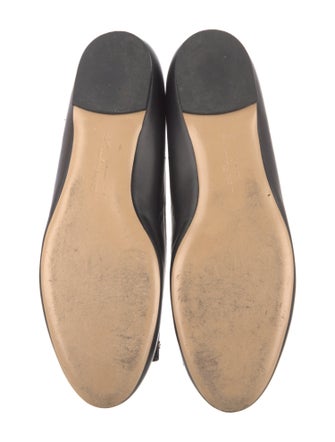 Salvatore Ferragamo Vara Bow Accent Leather Flats
