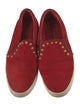 Salvatore Ferragamo Suede Studded Accents Oxfords