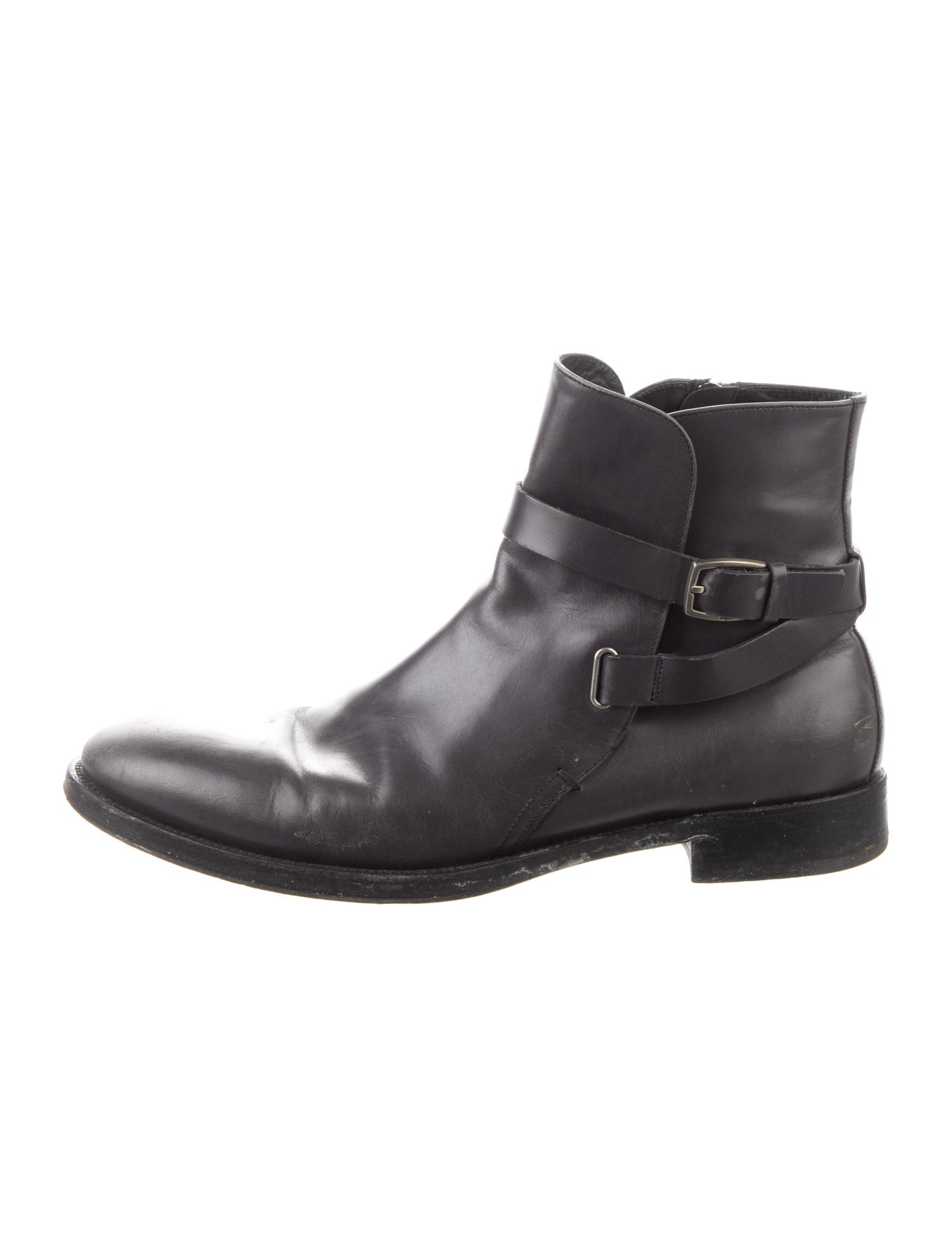 Salvatore Ferragamo White Calfskin Lace-Up Boots main image 0