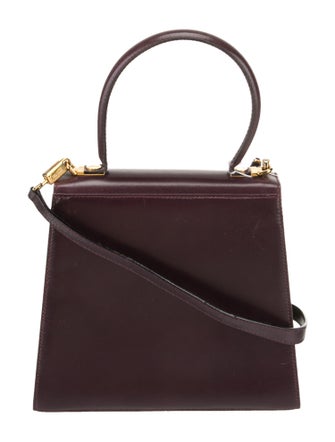Salvatore Ferragamo Leather Top Handle Bag