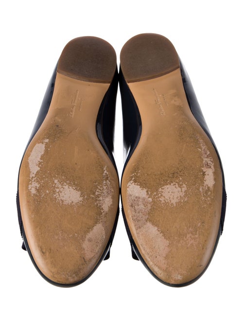 Salvatore Ferragamo Vara Bow Accent Patent Leather Ballet Flats