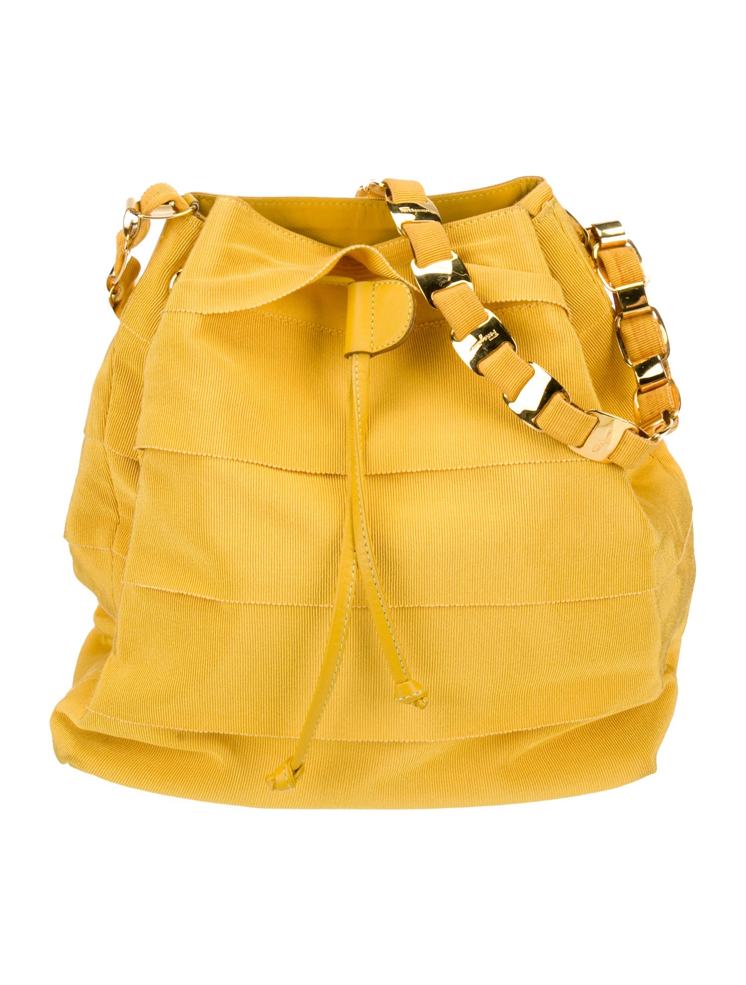 Salvatore Ferragamo Canvas Shoulder Bag