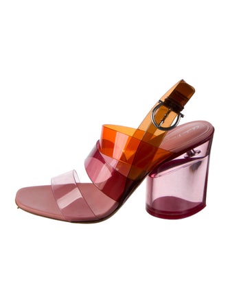 Salvatore Ferragamo PVC Slingback Sandals