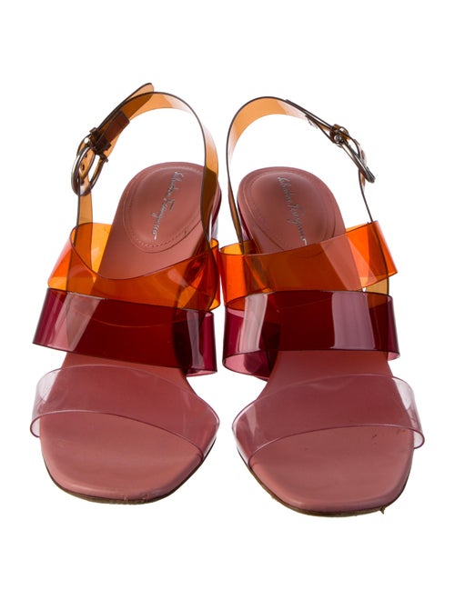 Salvatore Ferragamo PVC Slingback Sandals