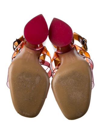 Salvatore Ferragamo PVC Slingback Sandals