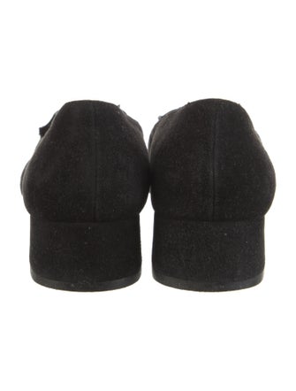 Salvatore Ferragamo Suede Tassel Accents Loafers