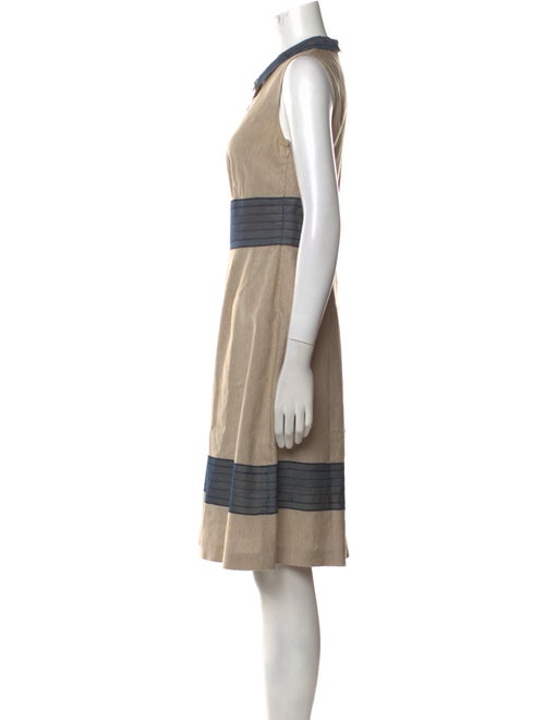 Salvatore Ferragamo Linen Knee-Length Dress