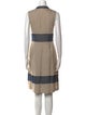 Salvatore Ferragamo Linen Knee-Length Dress