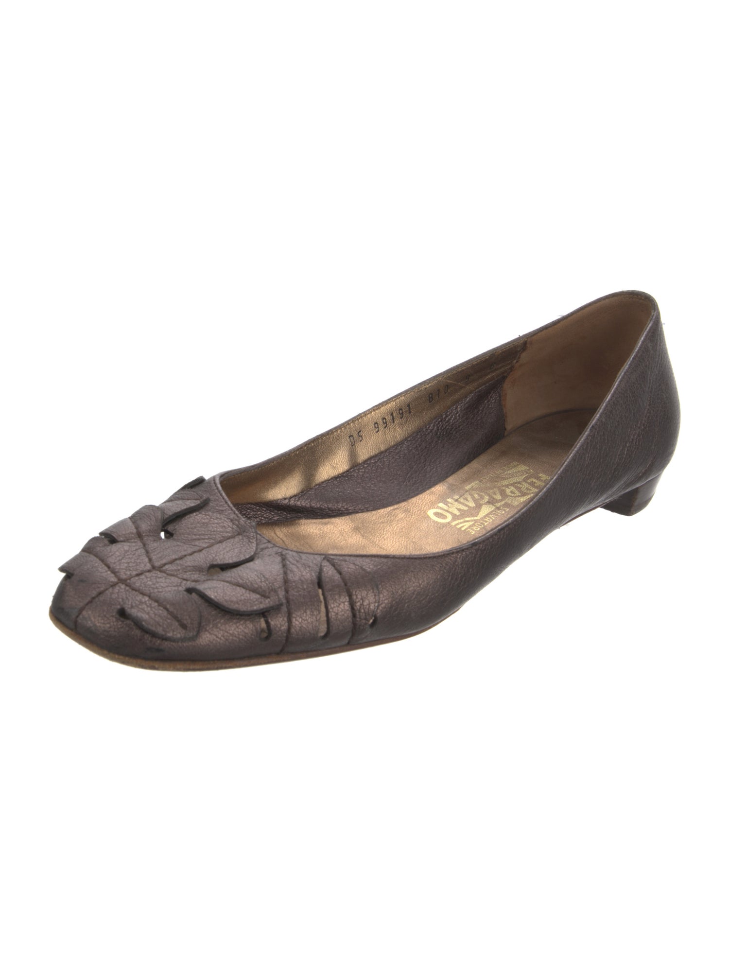 Salvatore Ferragamo Leather Flats