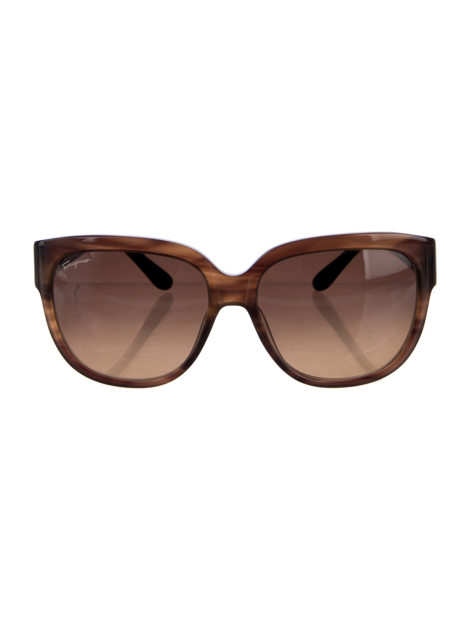 Salvatore Ferragamo Oversize Gradient Sunglasses