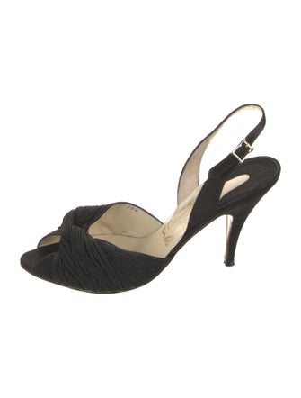 Salvatore Ferragamo Pleated Accents Espadrilles