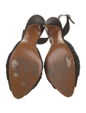 Salvatore Ferragamo Pleated Accents Espadrilles