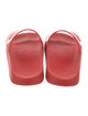 Salvatore Ferragamo Gancini Logo Rubber Slides