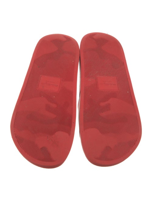 Salvatore Ferragamo Gancini Logo Rubber Slides