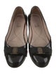 Salvatore Ferragamo Vara Bow Accent Patent Leather Ballet Flats