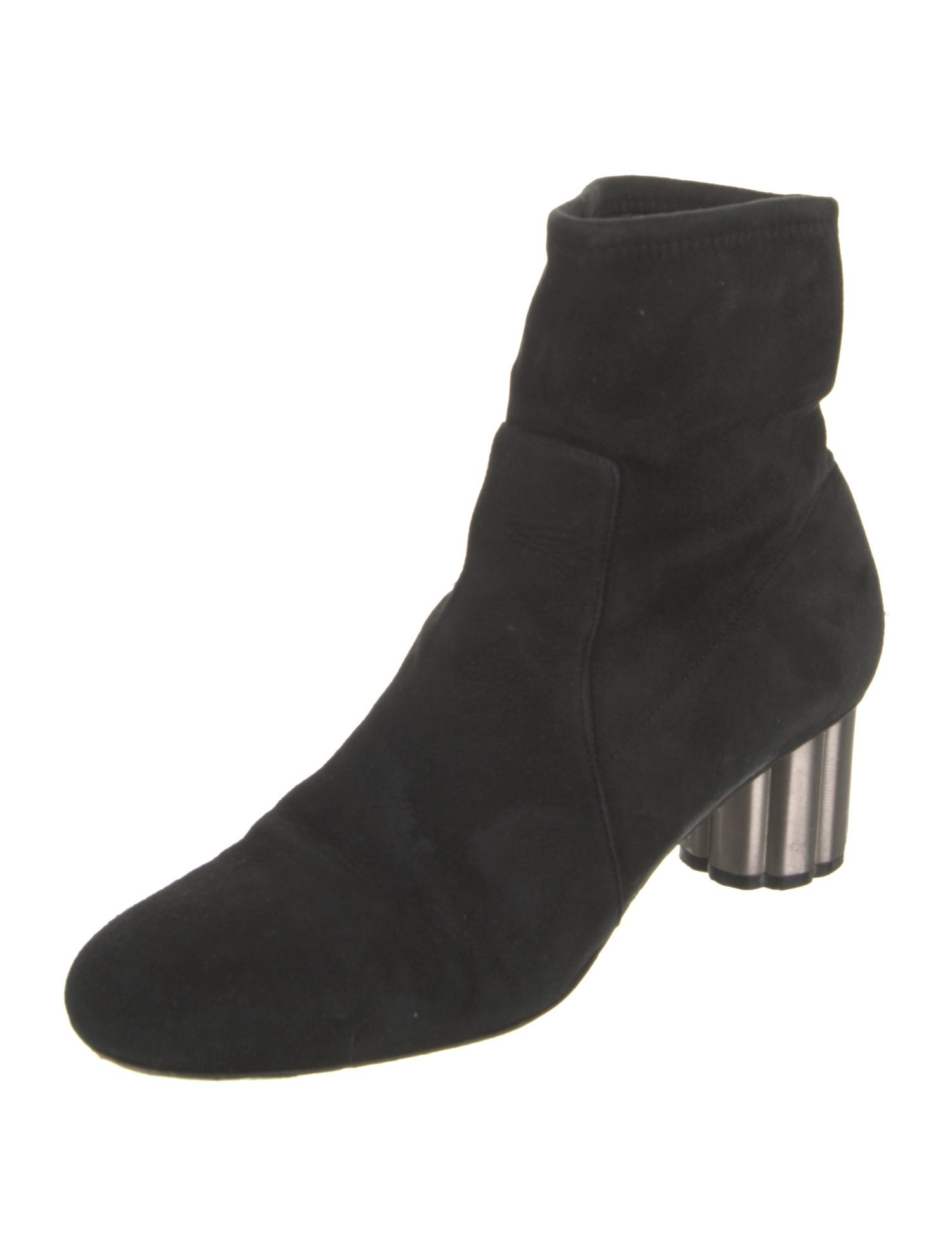 Salvatore Ferragamo Suede Sock Boots