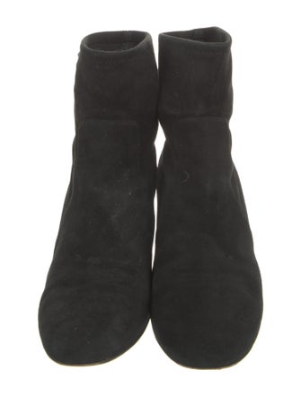 Salvatore Ferragamo Suede Sock Boots