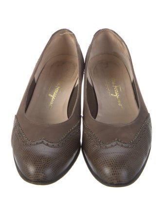 Salvatore Ferragamo Leather Ballet Flats