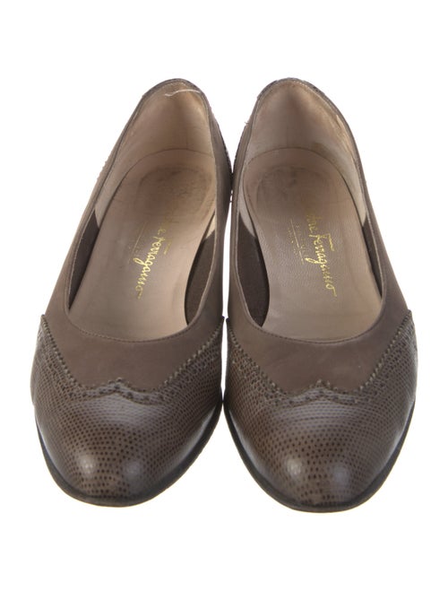 Salvatore Ferragamo Leather Ballet Flats