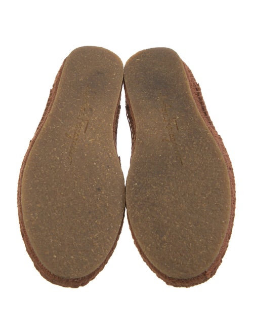 Salvatore Ferragamo Leather Espadrilles