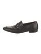 Salvatore Ferragamo Leather Monk Straps