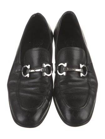 Salvatore Ferragamo Leather Monk Straps
