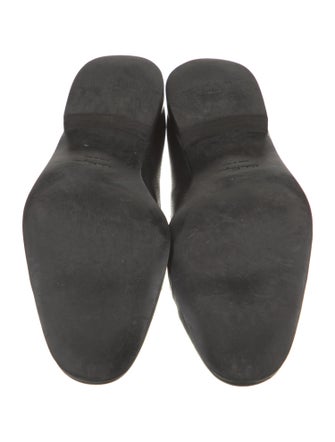 Salvatore Ferragamo Leather Monk Straps