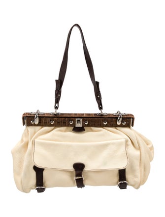 Salvatore Ferragamo Leather Top Handle Bag