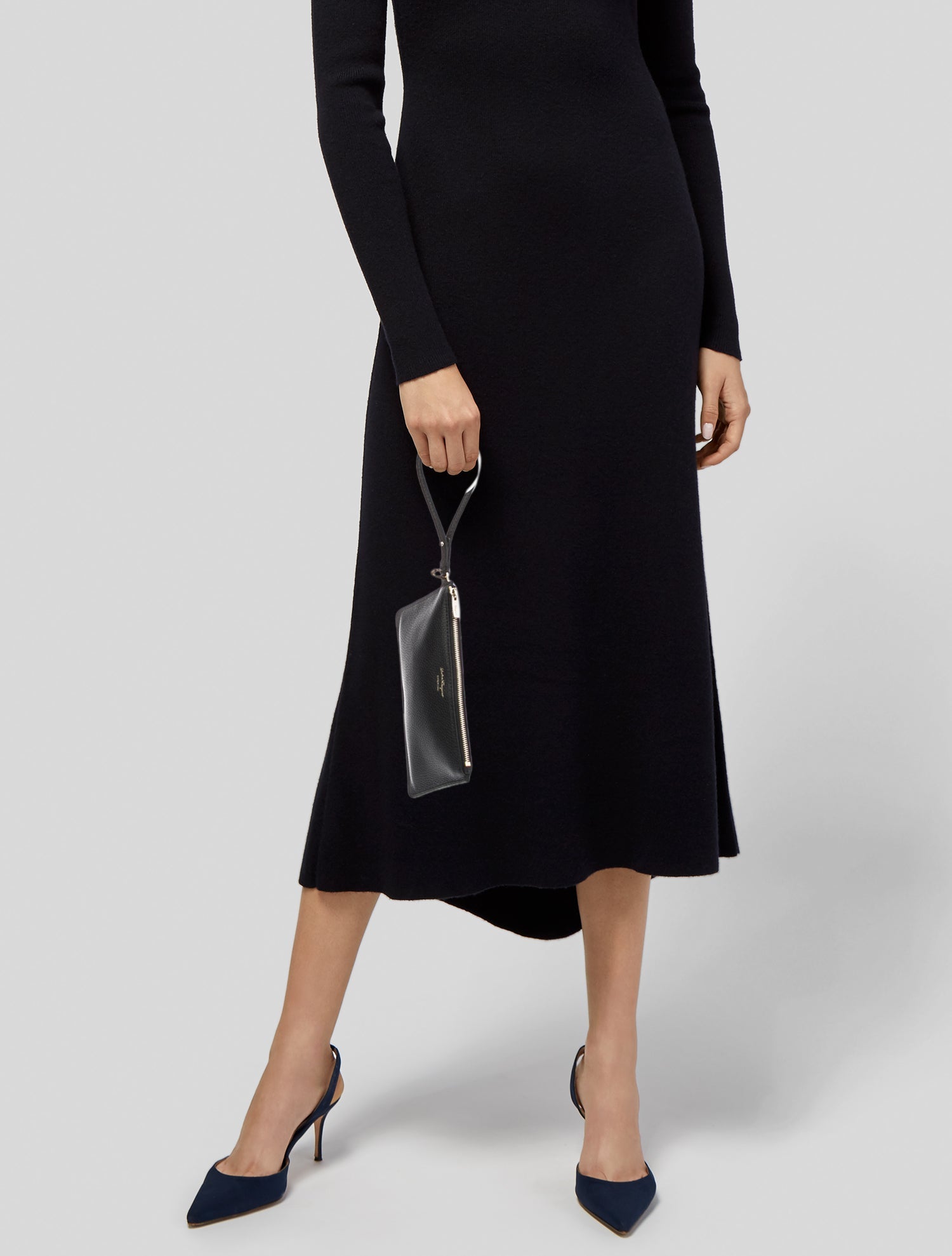 Salvatore Ferragamo Leather Clutch