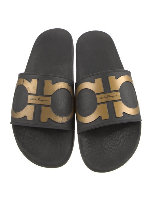 Salvatore Ferragamo Rubber Printed Slides