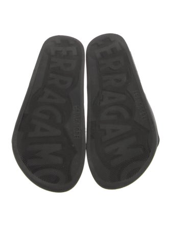 Salvatore Ferragamo Rubber Printed Slides