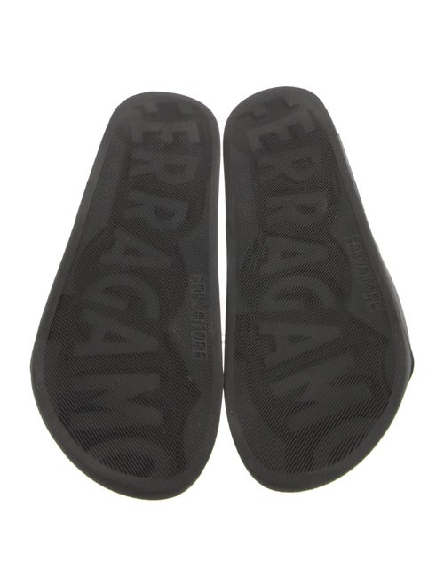 Salvatore Ferragamo Rubber Printed Slides