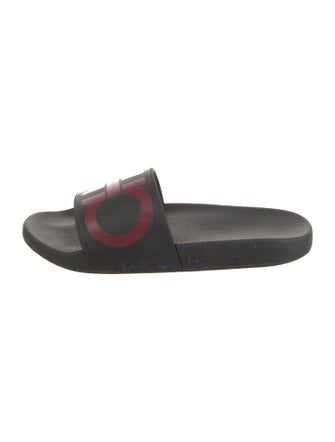 Salvatore Ferragamo Rubber Printed Slides