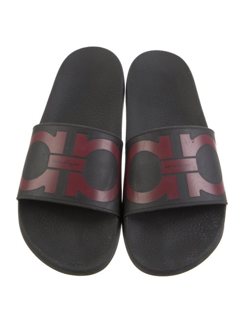 Salvatore Ferragamo Rubber Printed Slides