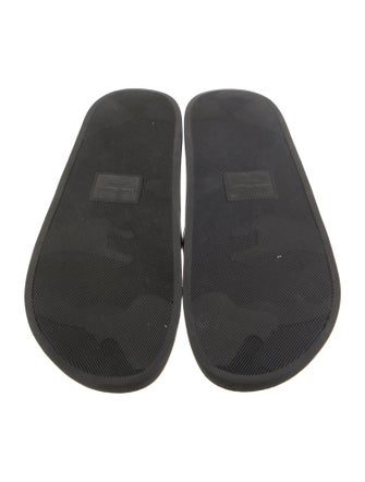 Salvatore Ferragamo Rubber Printed Slides
