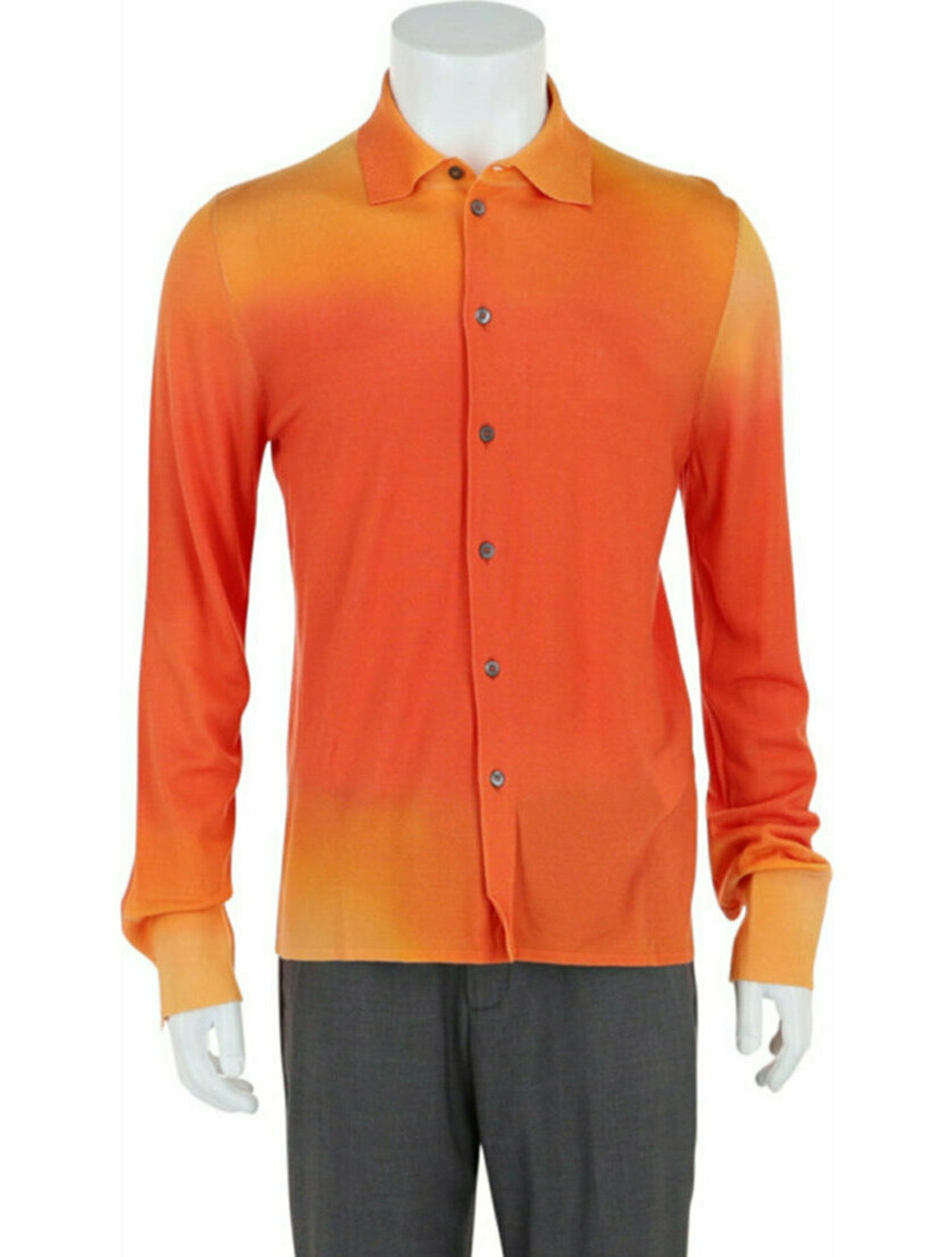 Salvatore Ferragamo Wool Button-Up Top w/ Tags