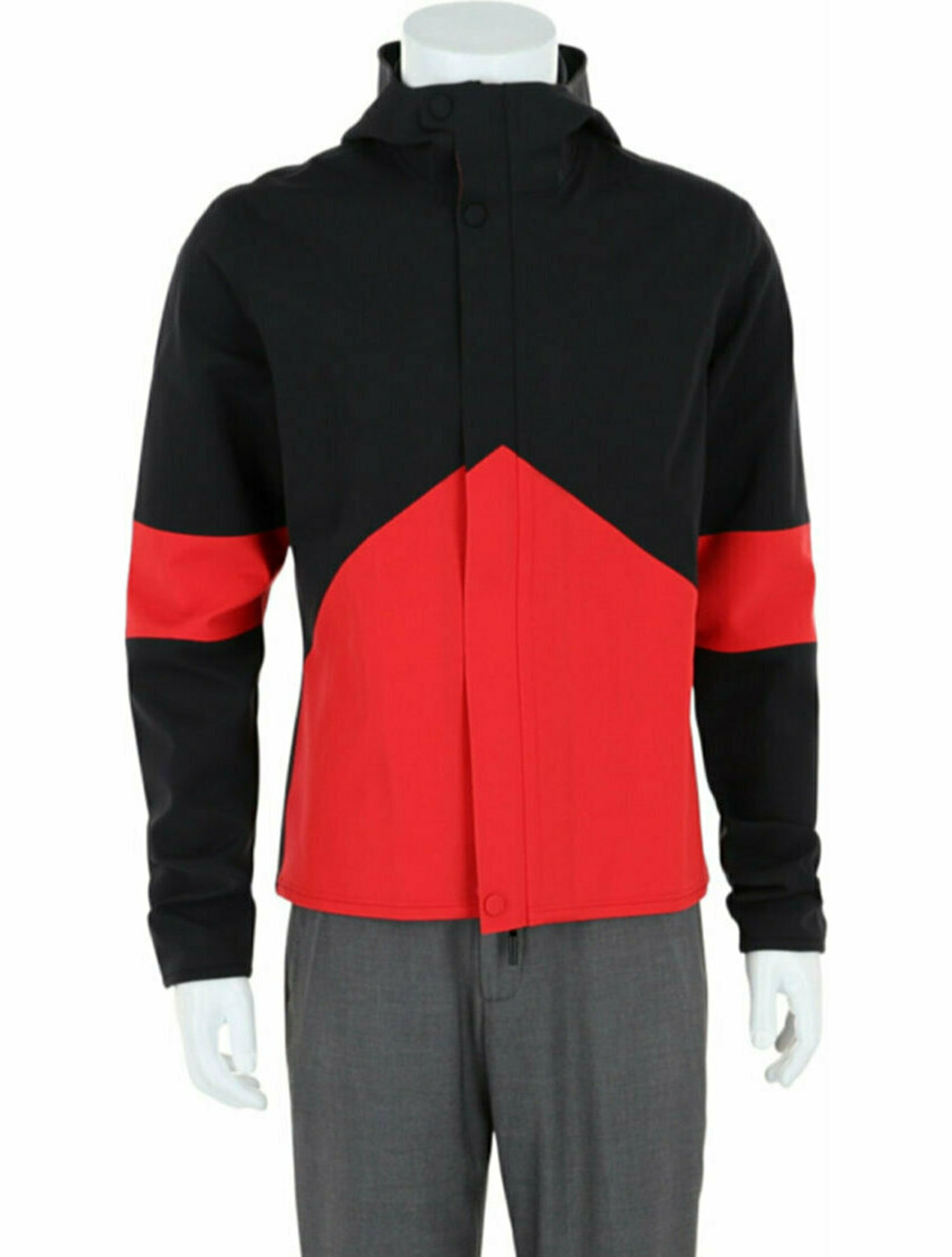 Salvatore Ferragamo Colorblock Pattern Performance Jacket w/ Tags
