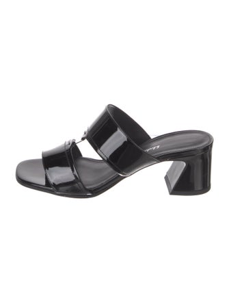 Salvatore Ferragamo Patent Leather Slides