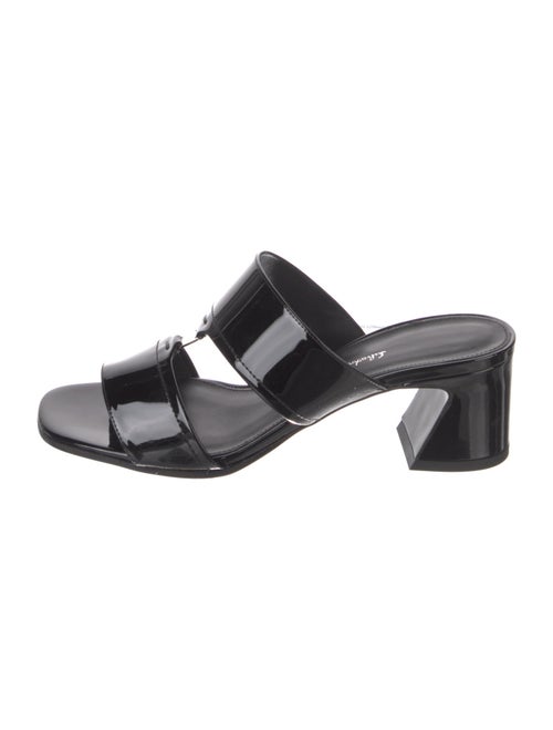 Salvatore Ferragamo Patent Leather Slides