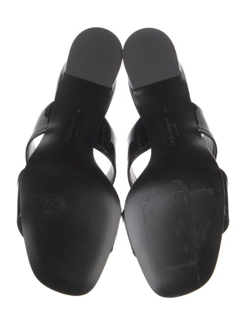 Salvatore Ferragamo Patent Leather Slides