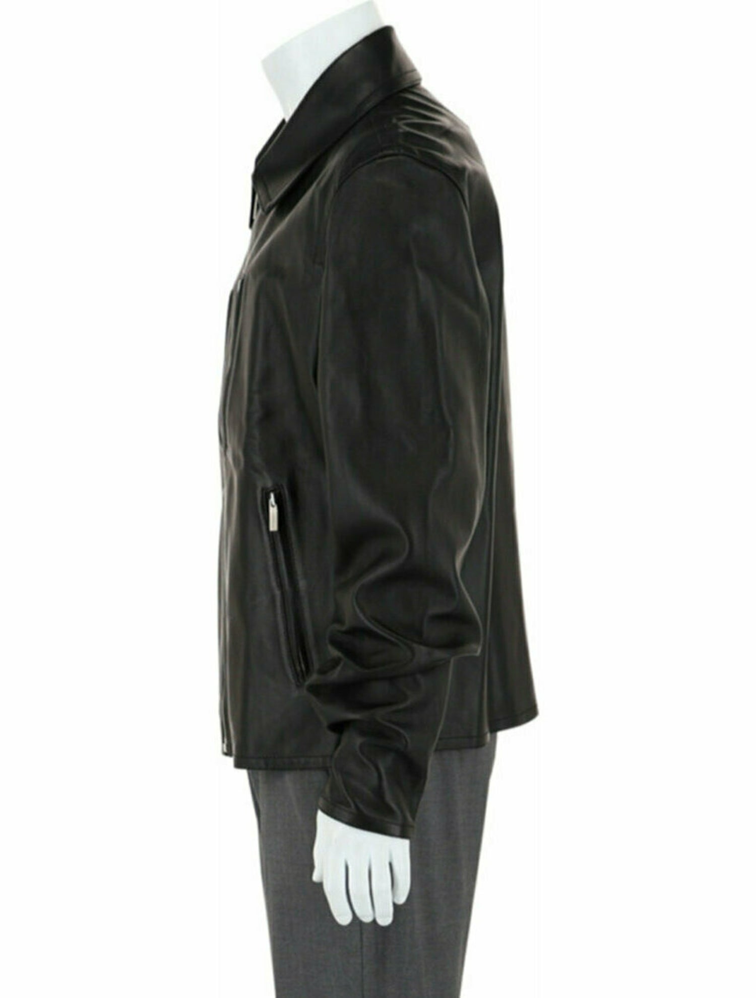 Salvatore Ferragamo Lambskin Moto Jacket w/ Tags