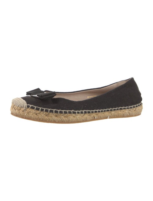 Salvatore Ferragamo Vara Bow Accent Canvas Espadrilles