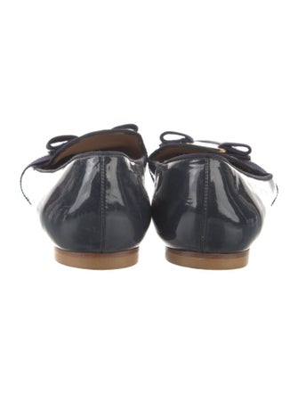 Salvatore Ferragamo Vara Bow Accent Patent Leather Loafers
