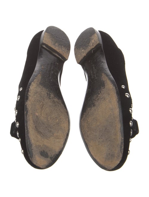 Salvatore Ferragamo Vara Bow Accent Velvet Flats