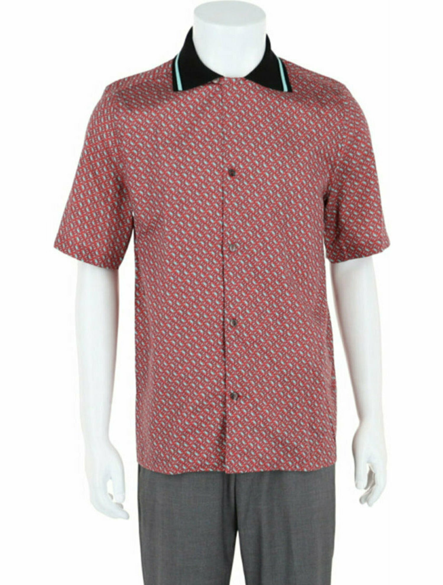Salvatore Ferragamo Gancini Logo Button-Up Top w/ Tags
