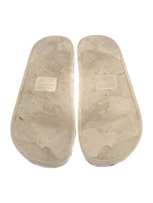 Salvatore Ferragamo Gancini Logo Rubber Slides