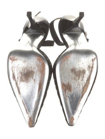 Salvatore Ferragamo Satin Slingback Pumps