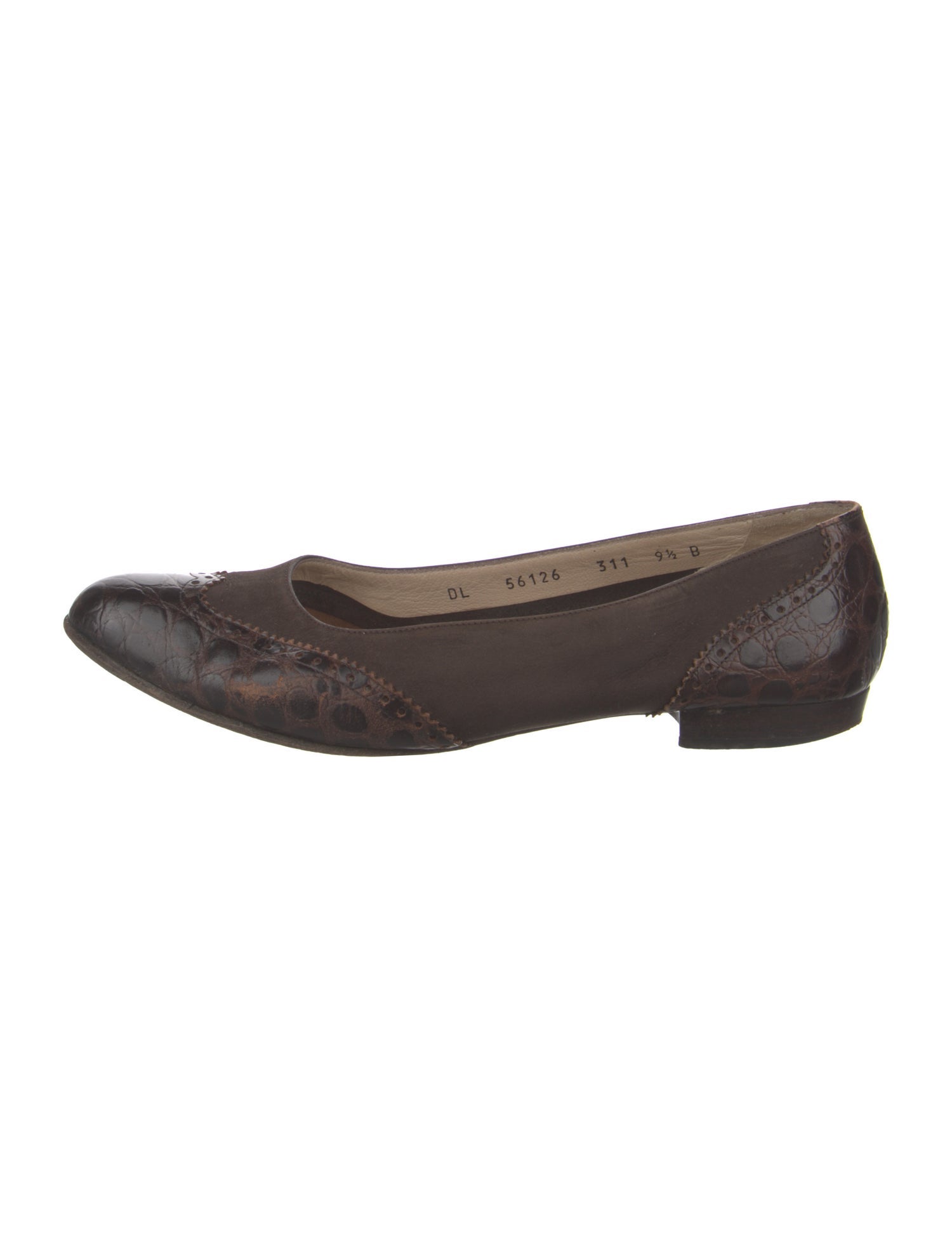 Salvatore Ferragamo Leather Ballet Flats